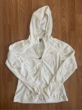 The North Face Women's Cream Full-Zip Hoodie